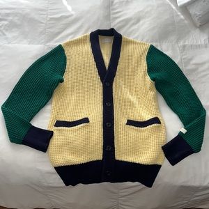 Men’s AIME LEON DORE waffle knit cardigan